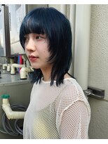 ロールアップスリーブス(ROLL UP SLEEVES)&nbsp;cobalt blue