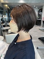 ステラバイケンジ(STELLA by KENJE)&nbsp;大人綺麗ボブ/藤沢/髪質改善縮毛矯正/ショート/脱白髪染め透明感