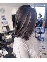 キング 高槻(K!ng)&nbsp;ハイライトカラーミルクティーベージュケアブリーチダブルカラー