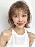 大人可愛いくびれボブ