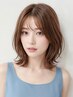 【明るめの白髪染めをしたい人カラー】+【カット】+超音波ナノトリートメント