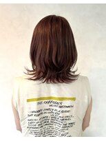 ヘアアンドメイク エジェリ(hair&make egerie)&nbsp;【ブリーチオン・ピンクブラウンカラー】