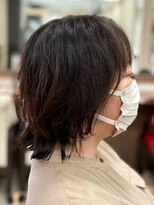 ヘアークリアー 春日部&nbsp;ミセス 外ハネボブスタイル レイヤースタイル 白髪染め
