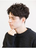 (ビジネスマンに◎)マッシュ ショート×スペインカール