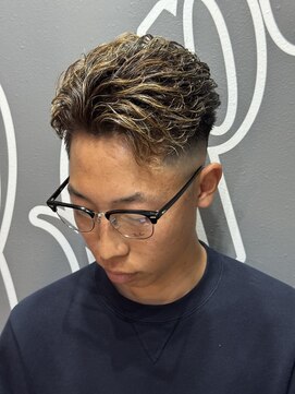 メンズ ラピス(Men's Lapis) オールバックパーマ