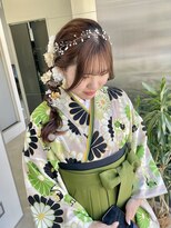ゴウトゥデイシェアサロン 町田店(GO TODAY SHAiRE SALON)&nbsp;卒業式編み下ろしアレンジ♪