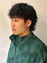 ディスイズバーバーセカンド(THIS IS BARBER 2nd)&nbsp;メンズカット ツイスパ ツーブロック メンズパーマ 波巻きパーマ