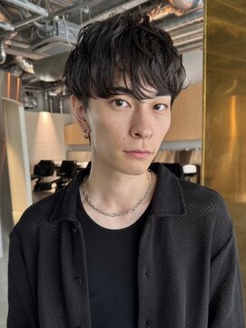 スクリーン(SCREEN) スペインカール/スパイキーショート/ブルーブラック/神戸