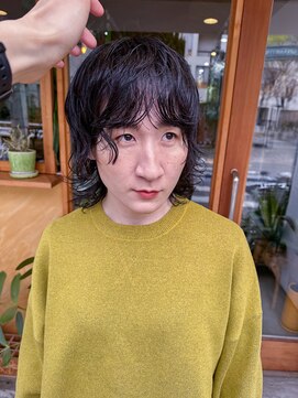 シツ(situ) ショートウルフパーマ　パーマ　マッシュウルフ