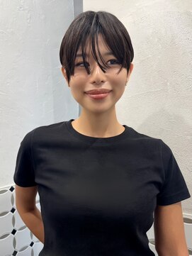 ナービス(NARVIS) ショート/ハンサムショート/デザインカット/ダークブラウン