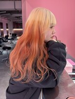 ダズリングディア(Dazzling Deer)&nbsp;オレンジ／デザイン／ロング／ルーツカラー