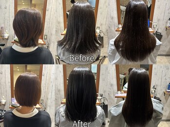 ファボリ(favori)の写真/【ファボリ】オリジナルの縮毛矯正で、まるで素髪のような自然なストレートヘアに。毎朝のセットも楽々に☆