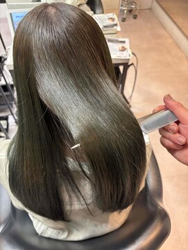 プレシャスバイプロデュース(precious by Produce) ブリーチなし透明感オリーブベージュ