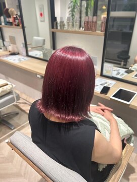 ハイレート ウニクス川越店(Hairate) 【Hairate本川越】カシスピンクで大人可愛い♪