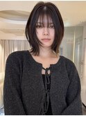 肩につくレイヤーボブ◎