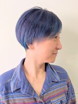 エンクス 天王町店(enx)&nbsp;着物ヘア/ダークアッシュ/ミディアムレイヤーカット/天王町HA18.