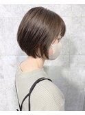 柔らかシルエットのナチュラルボブ