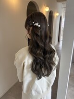 カシェ キョウマチ(cashe’e)&nbsp;松阪/オリーブブラウン/ヘアアレンジ/レイヤーカット／20代