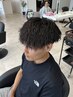 「佐竹指名限定」 メンズカット+パーマ 前処理付き