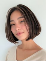 ロディーナ 大口 新子安(rodina) ダークパープル/ナチュラルショート/ミルクブラウン/夏/大口子安