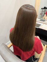 アウラヘアーサロン(aura hair salon)&nbsp;髪質改善カラー×オリーブベージュ