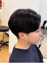 become men's hair 名駅EAST【10月3日 NEW OPEN(予定)】&nbsp;ニュアンスパーマ/センターパート/名古屋/名駅