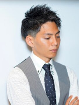 ワンワンオー バーバーショップ 博多店(@110 BARBER SHOP) カジュアルアップバング