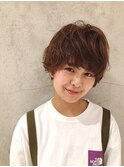 パーマでふわっとエアリーショート☆