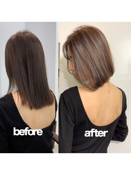 ロンプ(romp) ワンカールミディアムボブ 【romp恵比寿】【romp藤巻】