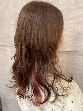 ルッソ(LUSSO) インナーカラーピンク