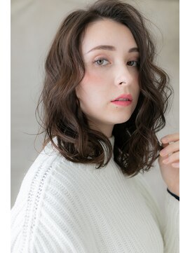 カバーヘア ブリス 川口(COVER HAIR bliss) 黒髪艶カラー小顔くせ毛風フレンチガーリーZ川口20代30代40代