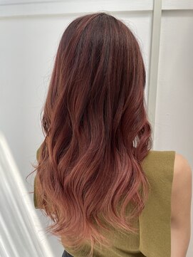 イヴァン アンド リズ 奈良店(IVAn ＆ LIZ) ＃ピンク＃グラデーション＃ハイライト