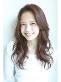 ロングルーズパーマスタイル