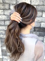 ラヴィエール(LAVIERE by R-EVOLUT)&nbsp;白髪ぼかしハイライトラベンダーピンクグレージュハイレイヤー柏