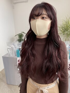 ケーオーエスピンク(K O S pink) ロング×ピンクパープル