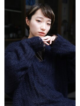 オーシャン(Ocean) ［OCEANHair&Life水田成美］オン眉ショート個性派デザインカラー