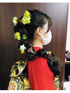 エムスヘアーショップ(M's) 成人式 オニオンヘアー