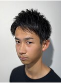 メンズカット 爽やかアップバング 20代30代40代50代