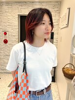 メモリーズ 銀座(Memories)&nbsp;韓国風ロブとレッドグラデーション◎