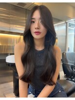 ノク(nok)&nbsp;ブラウングレージュ_前髪マチルダボブピンクベージュ