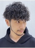 ツイストスパイラルパーマツイストパーマメンズパーマ刈り上げ