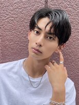 メンズパーマツイストスパイラルニュアンスパーマ波巻きパーマ