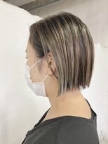 フレイムスヘアデザイン(FRAMES hair design) natural highlight×ミニボブ