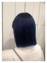 シーバイリリア(siie by LILIA)&nbsp;顎下きりっぱなしボブ×ブルーブラック