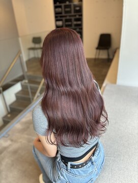 アオ(ao.) ブリーチなしピンクブラウン