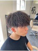 ツイストスパイラルパーマツイストパーマメンズマッシュパーマ