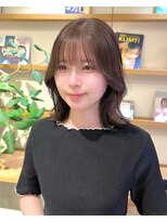 ルエ(rue) *レイヤーカットオリーブベージュウェットヘアボブウルフカット