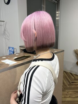 ラニヘアサロン(lani hair salon) ピンク×裾ブラウン アポロカラー