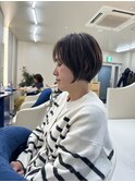 【山本】伸ばしかけも可愛いショートボブ