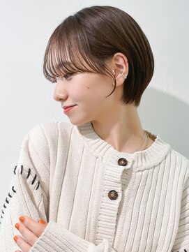 アルバム 新宿(ALBUM SHINJUKU) 透明感カラーくすみベージュ秋色オリーブカラー_49978